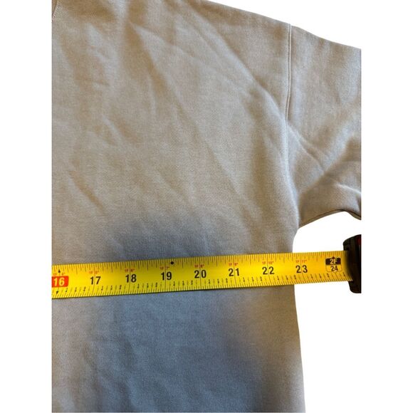 Boden Light Lavender Crew Neck Sweater with Colorful Sleeve Accents - Picture 9 of 10